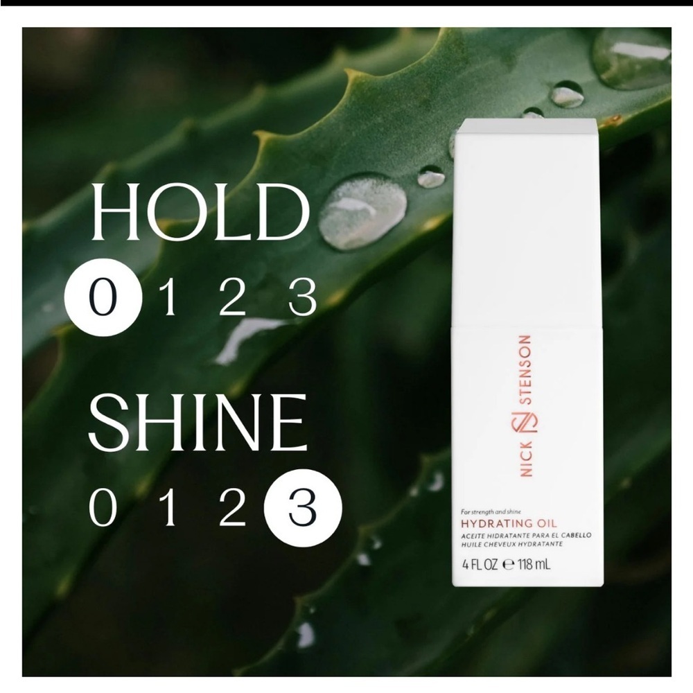 Nick Stenson Hydrating Oil Treatment for Hair For shine and nourishment NEW